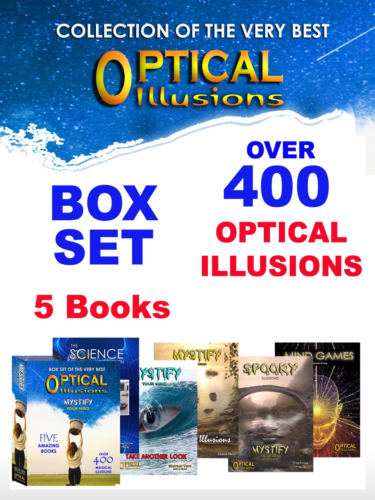 Box set of optical illusions